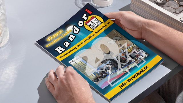 Mockup Randori - Vereinszeitung