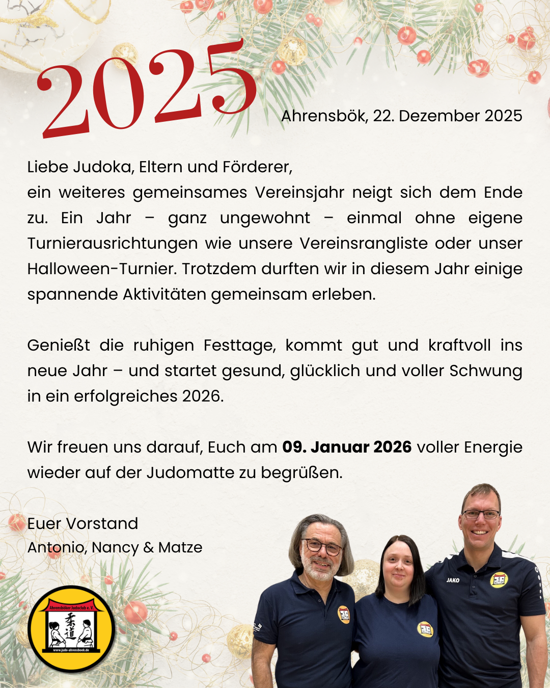 🎅🎆 Feiertagsgrüße zum Jahresausklang 2025 🎆🎅