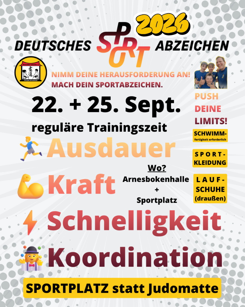📢🏃 Deutsches Sportabzeichen im September 2026 🏃📢