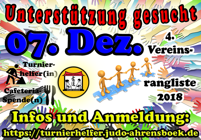 Unterstützung gesucht -> 4. Vereinsrangliste 2018
