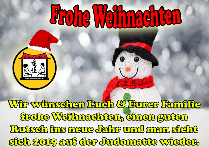 Frohe Weihnachten 2018