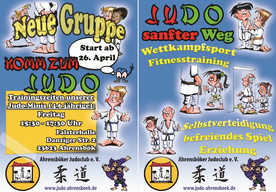 Judo-Minis (4-6 jährige) // Neue Gruppe ab 26. April
