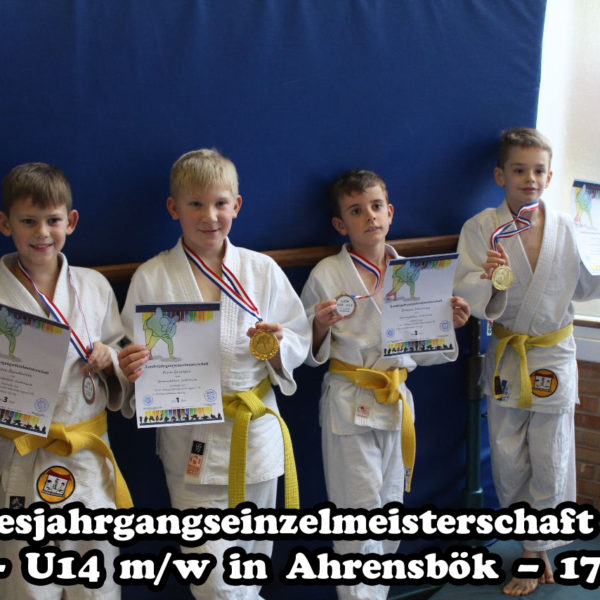 Landesjahrgangseinzelmeisterschaft 2019 (U08 – U14 m/w in Ahrensbök – 17.11.19)