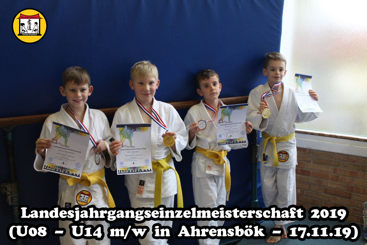 Landesjahrgangseinzelmeisterschaft 2019 (U08 – U14 m/w in Ahrensbök – 17.11.19)