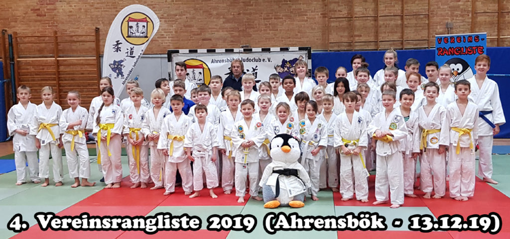 4. Vereinsrangliste 2019