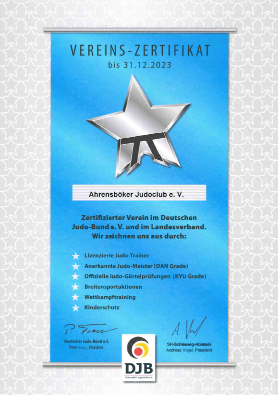DJB-Vereins-Zertifikat (2020 - 2023)