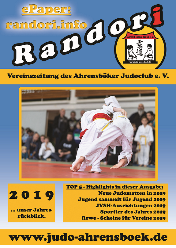 Randori 2019 - Vereinszeitung des Ahrensböker Judoclub e. V.