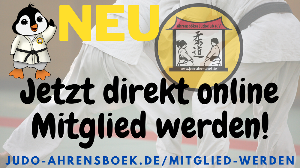 Jetzt direkt online Mitglied werden!