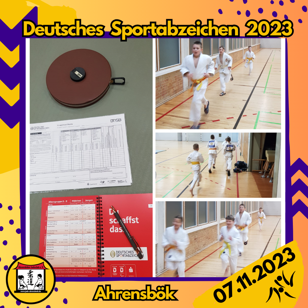 🏋‍ Deutsches Sportabzeichen 2023 (Ahrensbök - 07.11.2023) 🏋‍